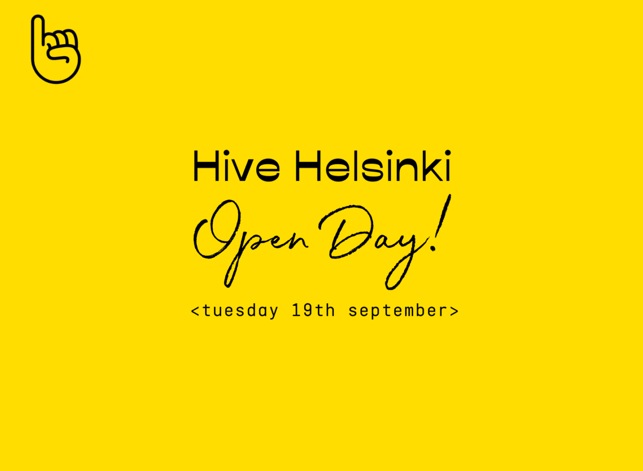 Hive Helsinki Open Day 19.9.2023