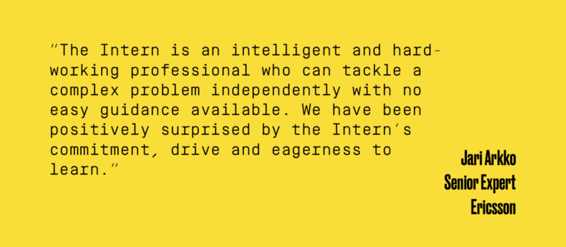 Quote by Jari Arkko, Senior Expert, Ericsson