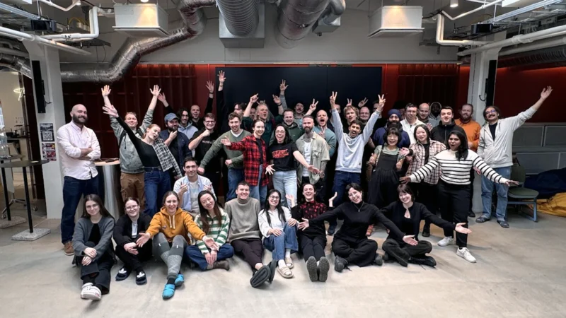 Hive Helsinki February 2026 sprinters group photo